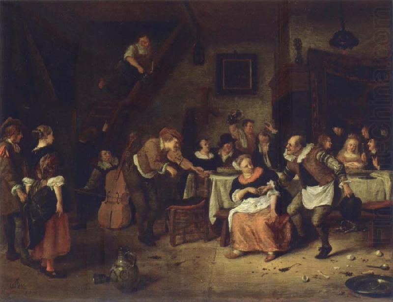 Jan Steen Peasant wedding china oil painting image